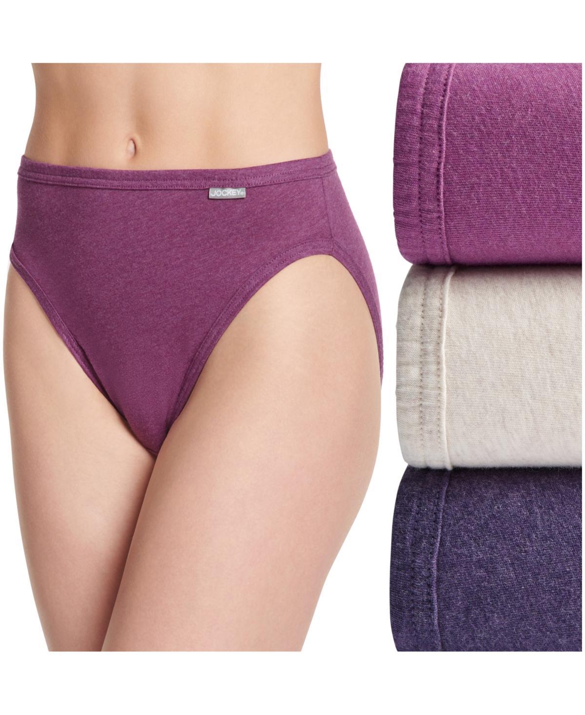 Womens Jockey Elance 3-pk. French Cut Panty Set 1487 Product Image