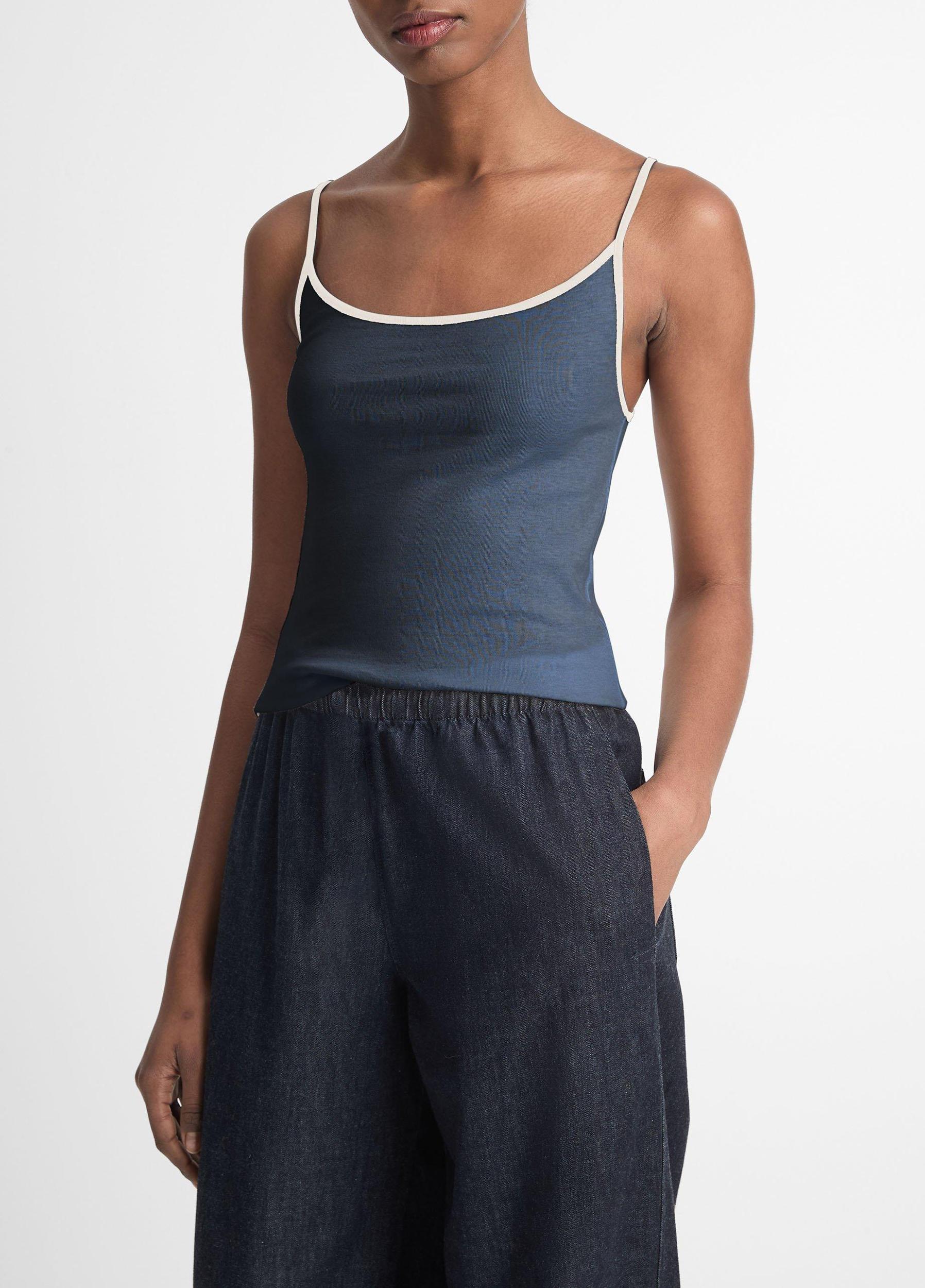 Pima Cotton Tipped Camisole Product Image