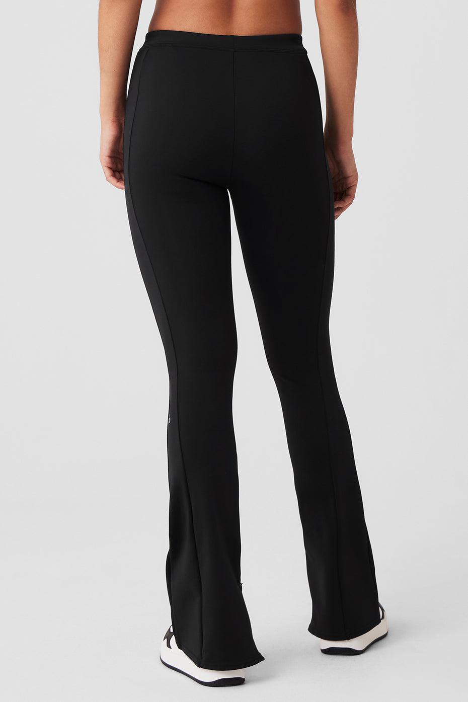 High-Waist 7/8 Zip It Flare Legging - Black Female Product Image