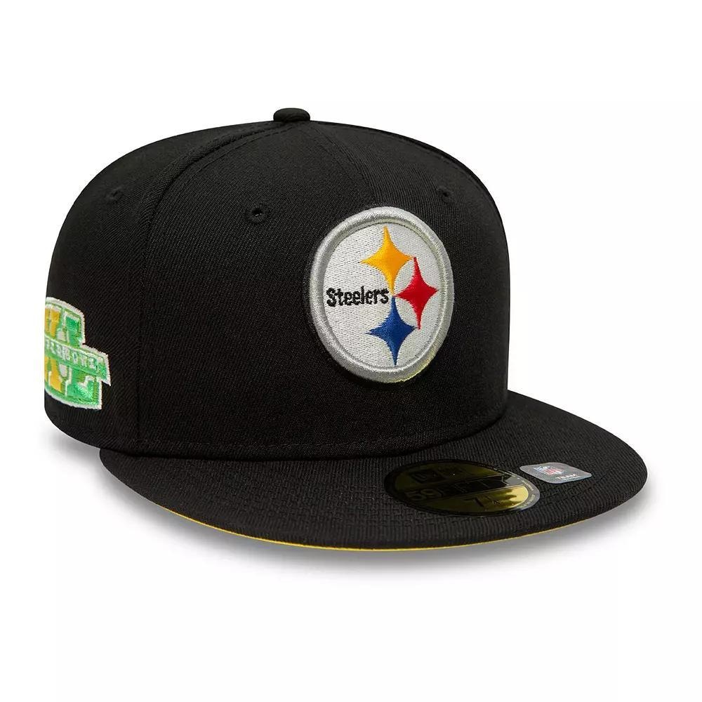 Men's New Era Black Pittsburgh Steelers Super Bowl  Product Image