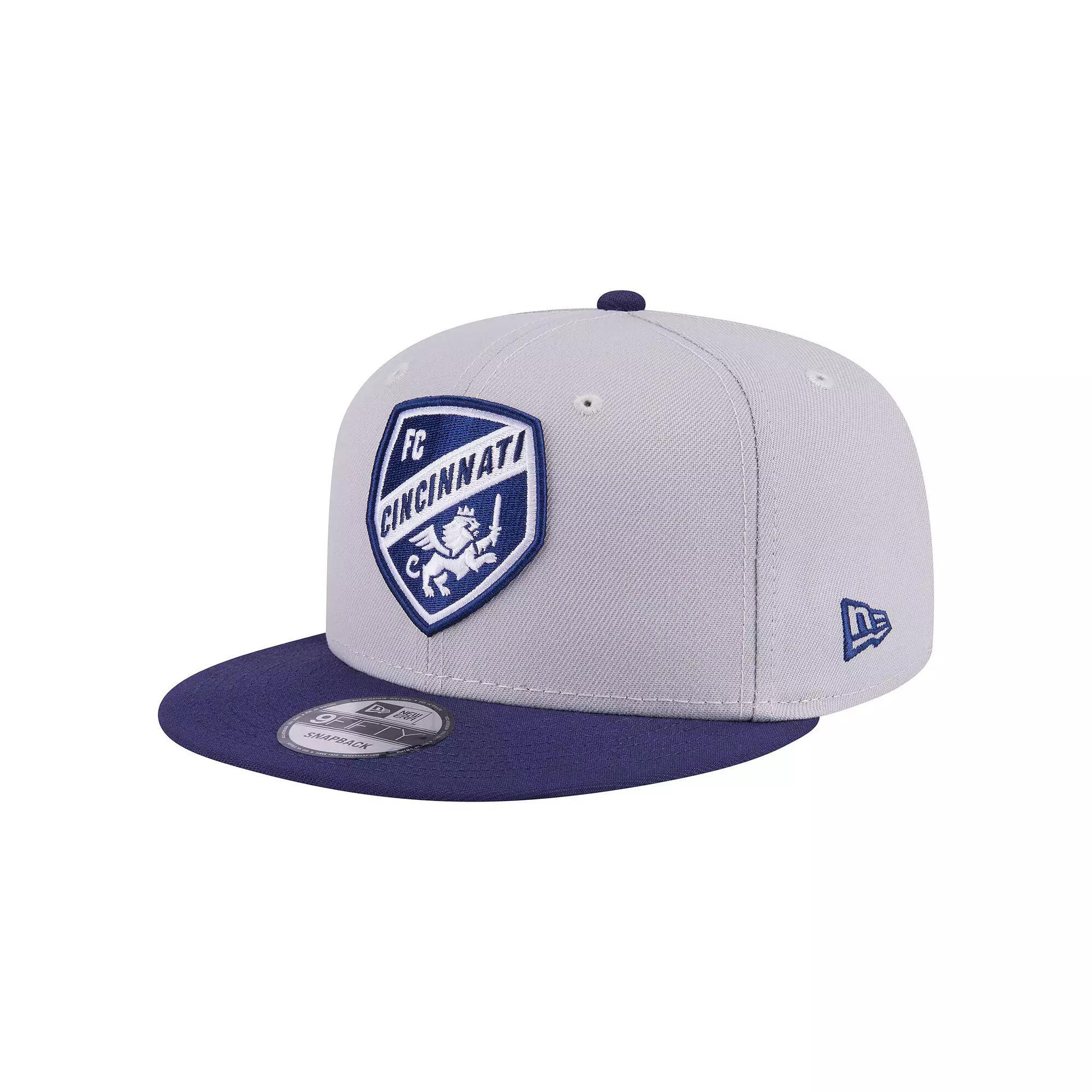 Men's New Era Gray FC Cincinnati Color Pack Two-Tone 9FIFTY Snapback Hat, Fcc Grey Product Image