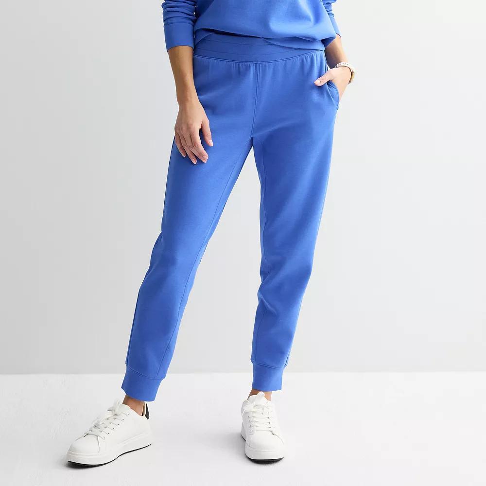 Women's Tek Gear® Ultracomfort Tapered Pants, Size: XL, Tara Blue Product Image