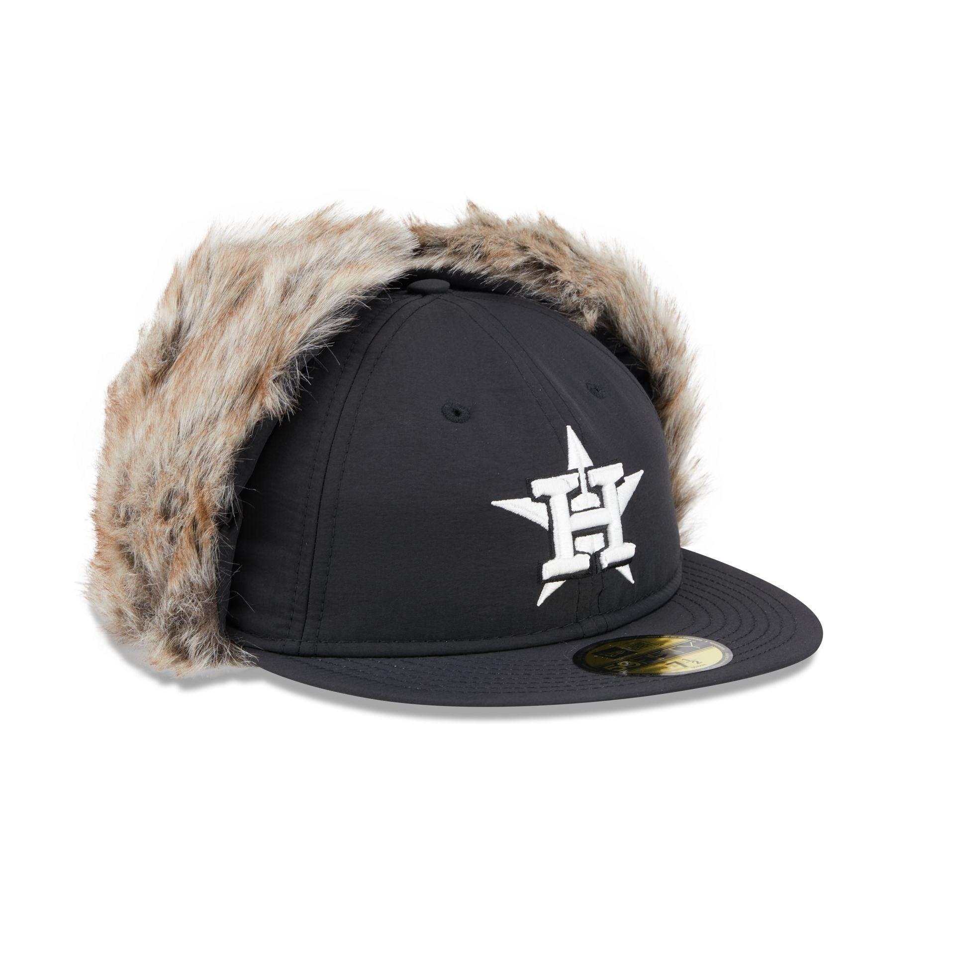 Detroit Tigers Winter Dog Ear Retro Crown 59FIFTY Fitted Hat Male Product Image