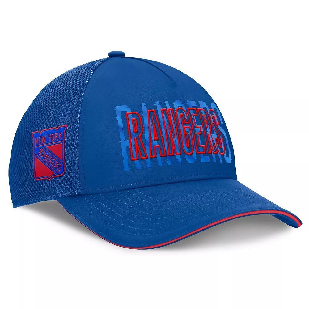 Men's Fanatics Blue New York Rangers Fundamental Flex Hat, Size: Large/XL, Ran Blue Product Image