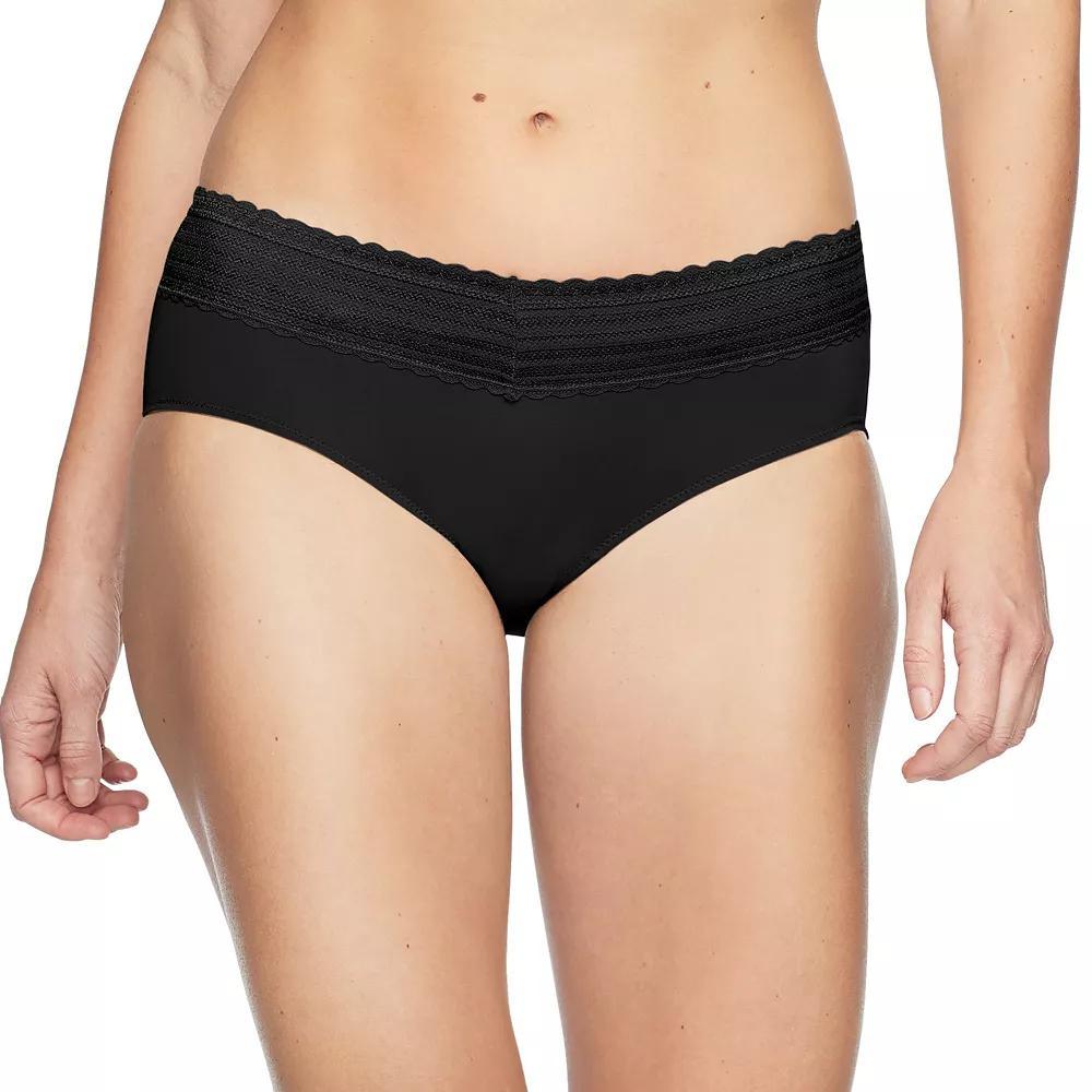Warners No Pinching, No Problems Dig-Free Comfort Waist with Lace Microfiber Hipster 5609J, Womens Product Image