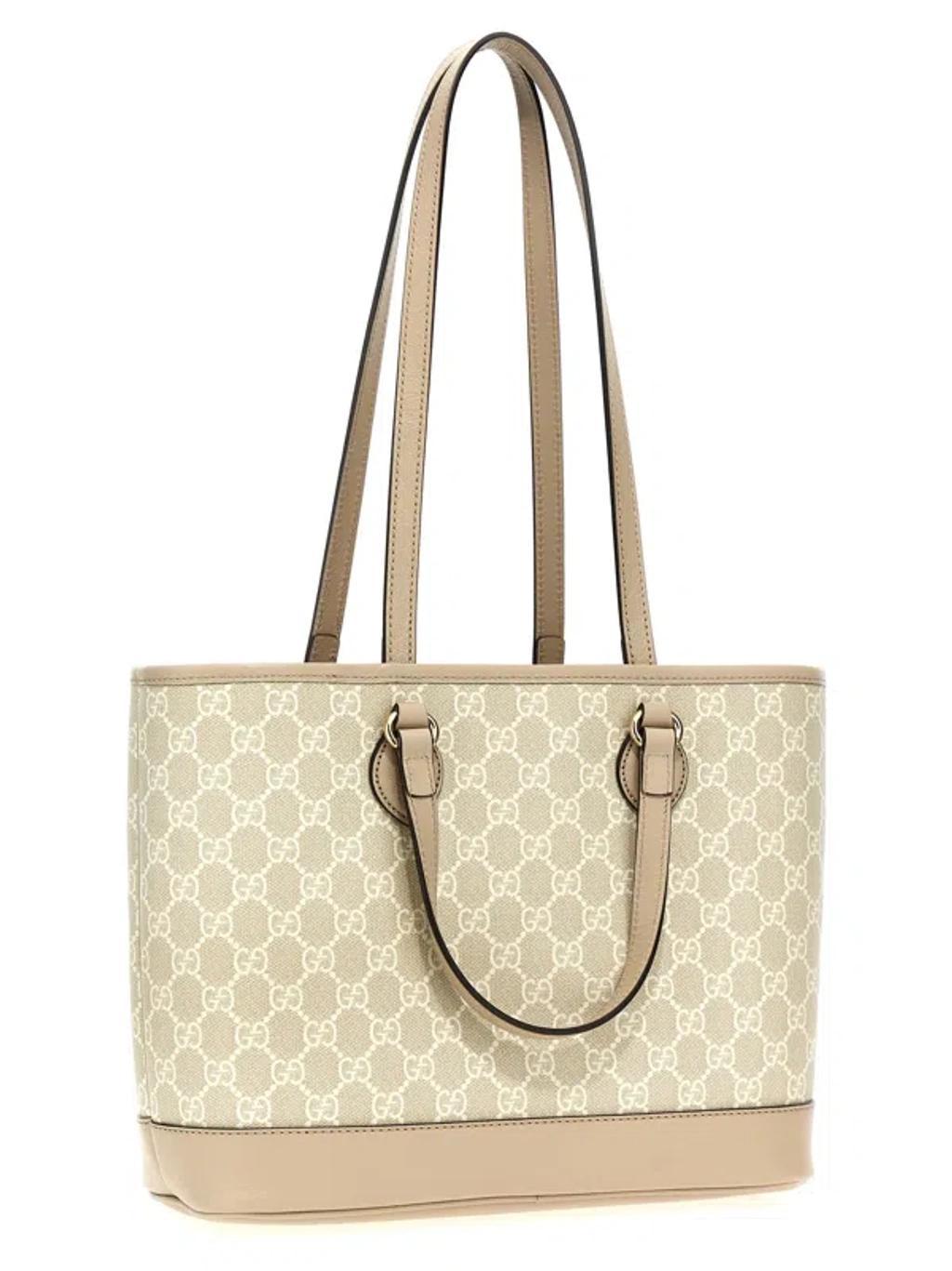 GUCCI Ophidia Small Shopping Bag In Cream Product Image