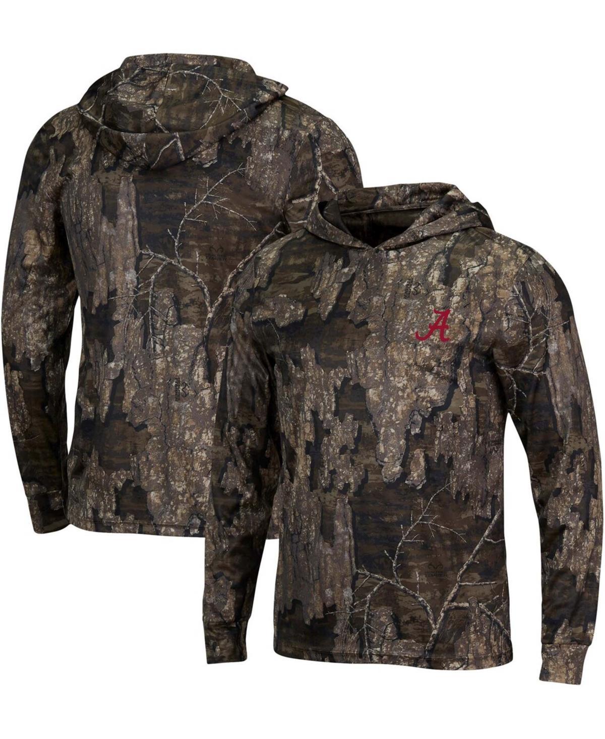 Mens Colosseum Realtree Camo Alabama Crimson Tide Long Sleeve Hoodie T-Shirt Product Image