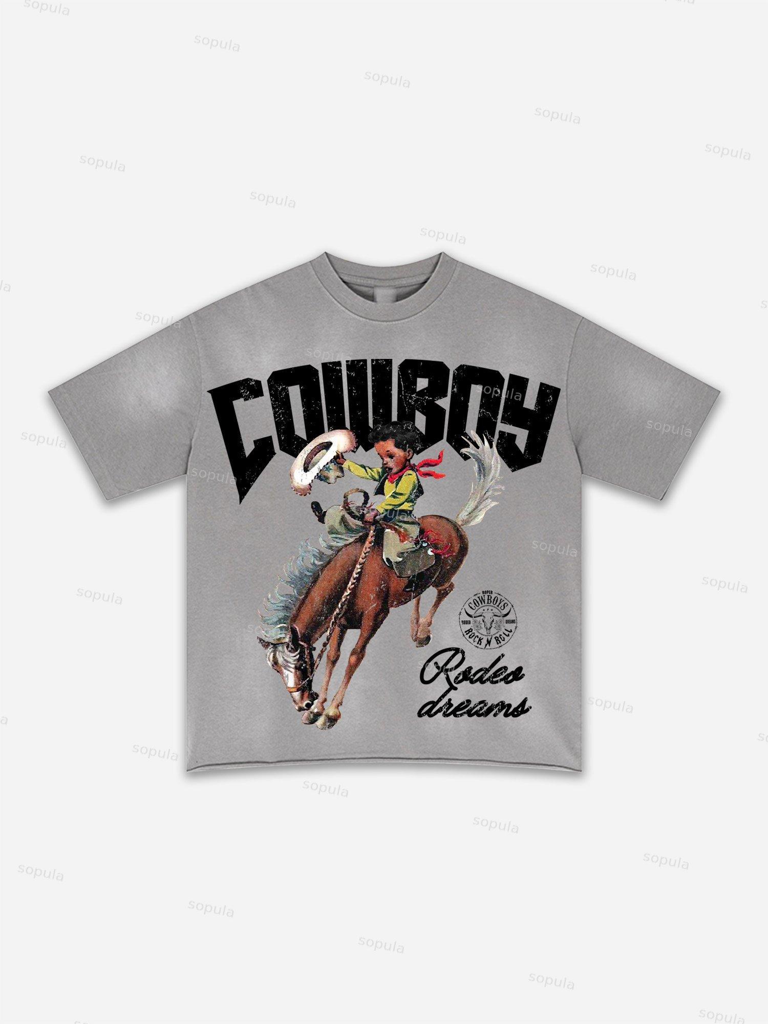 Child Of God Print Washed T-shirt Product Image