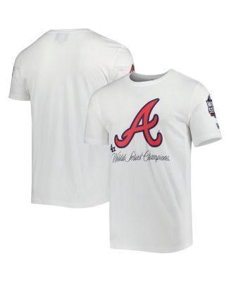 Mens New Era White Atlanta Braves Historical Championship T-shirt Product Image