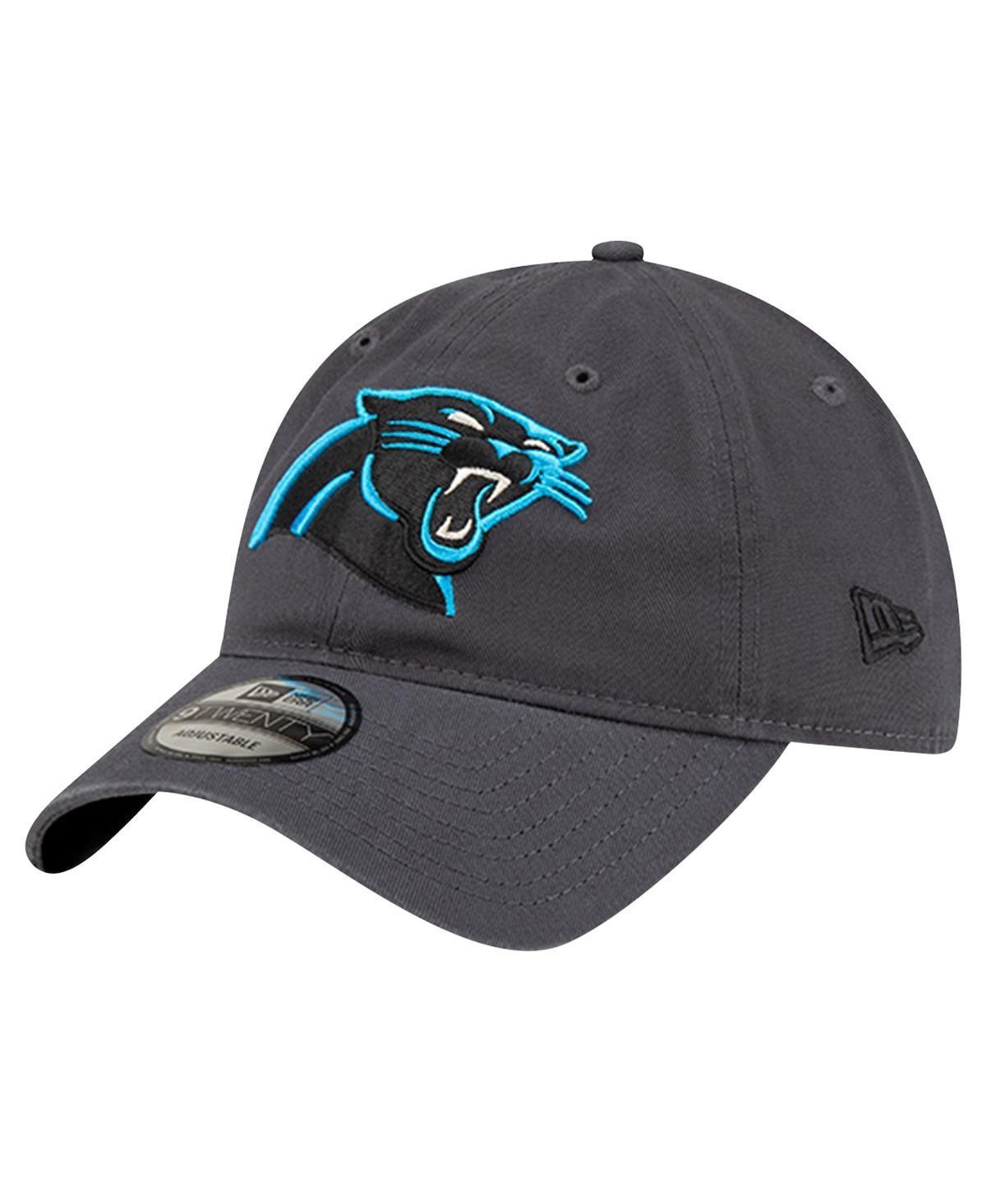 Mens New Era Graphite Carolina Panthers Core Classic 9TWENTY Adjustable Hat Product Image