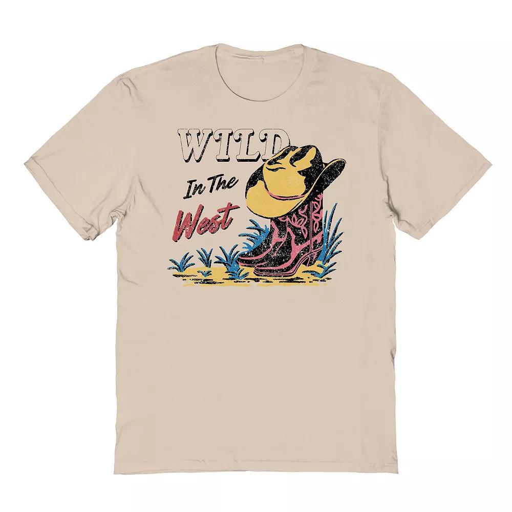 Men's Wild In The West Graphic Tee, Size: Medium, Brown Product Image