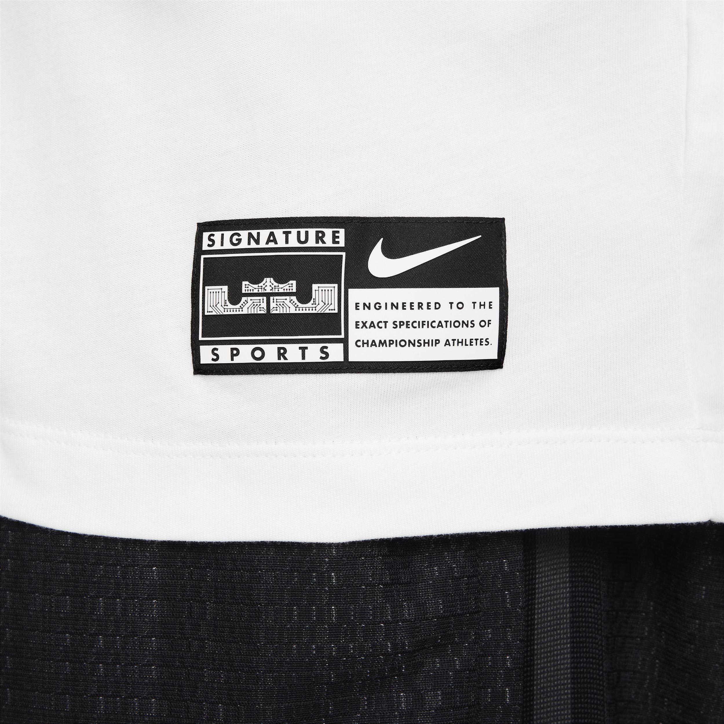 Nike Mens LeBron Max90 Long-Sleeve Basketball T-Shirt | HF6191-100 Product Image