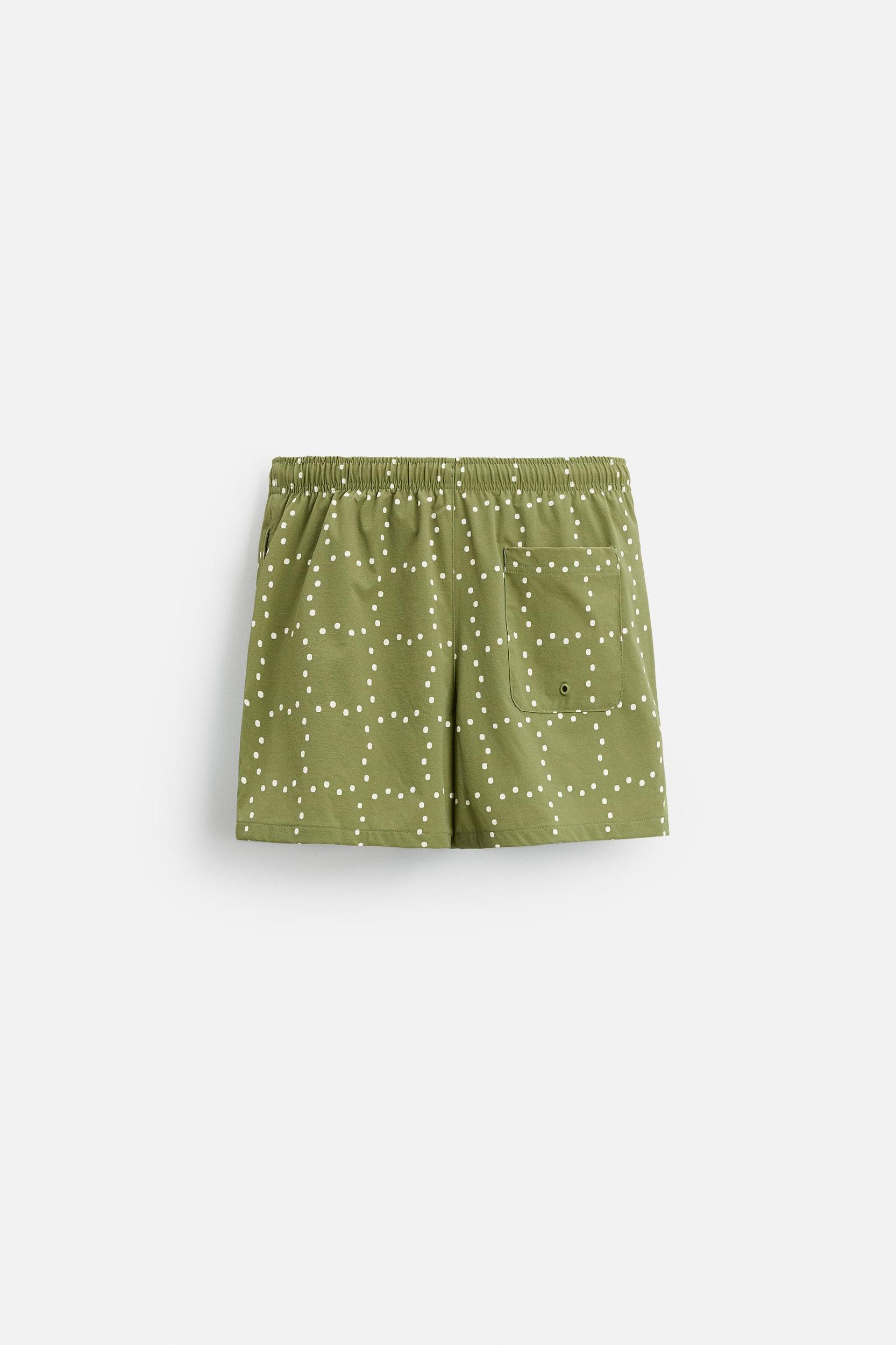 ABSTRACT PRINT MID-LENGTH SWIMSUIT Product Image