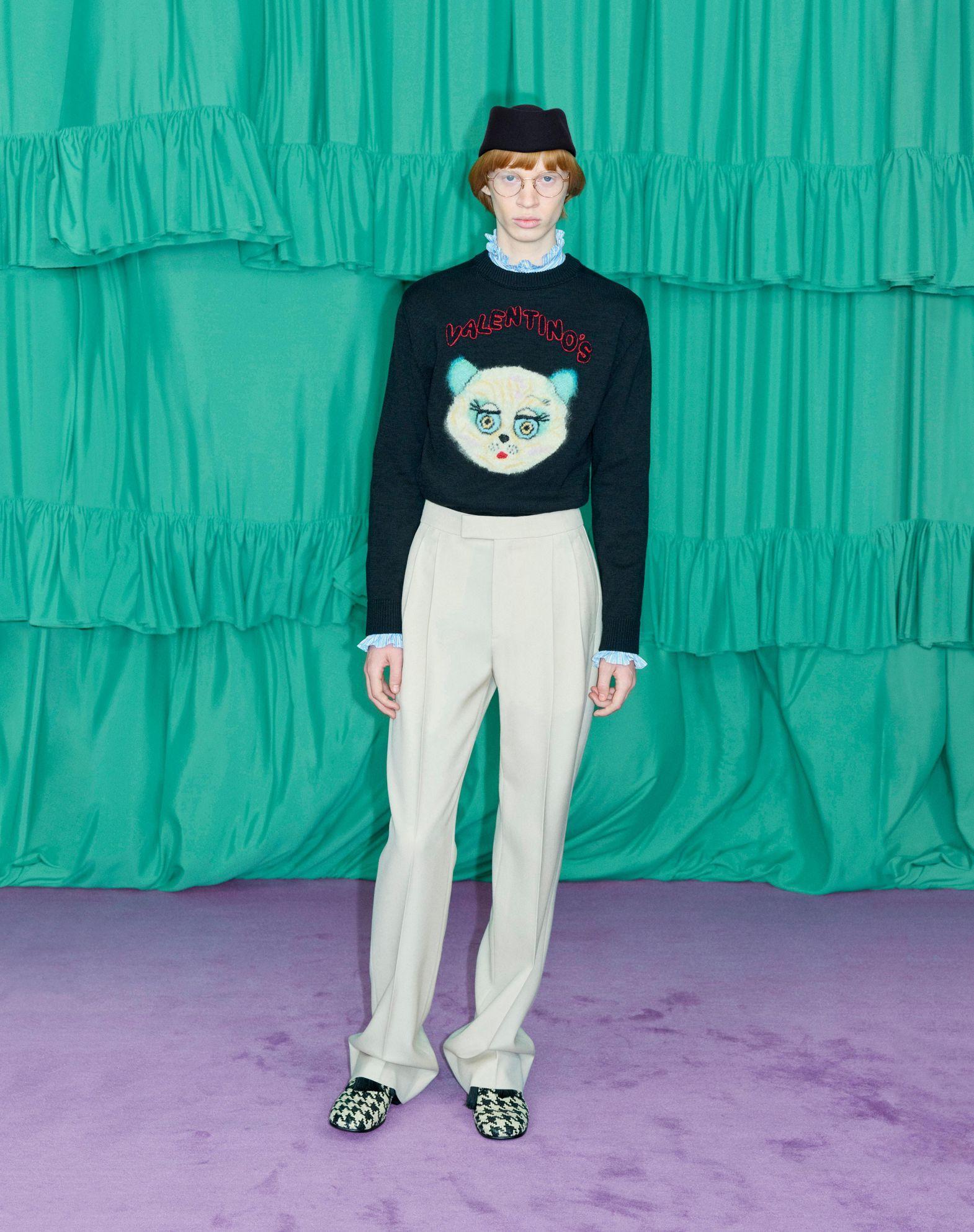 Cuffed Cotton Canvas Pants Product Image