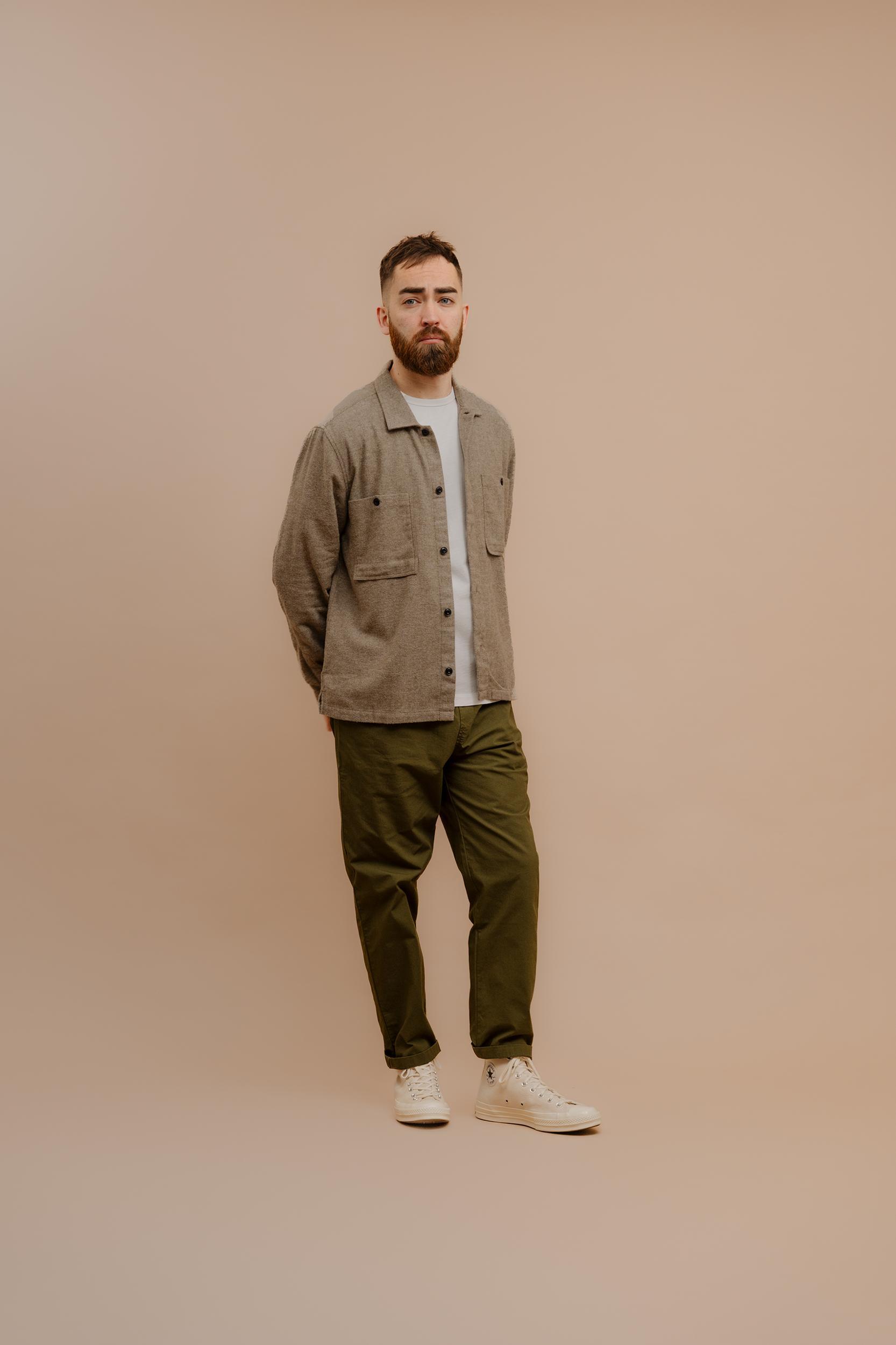 Archive Brushed Form Overshirt Product Image