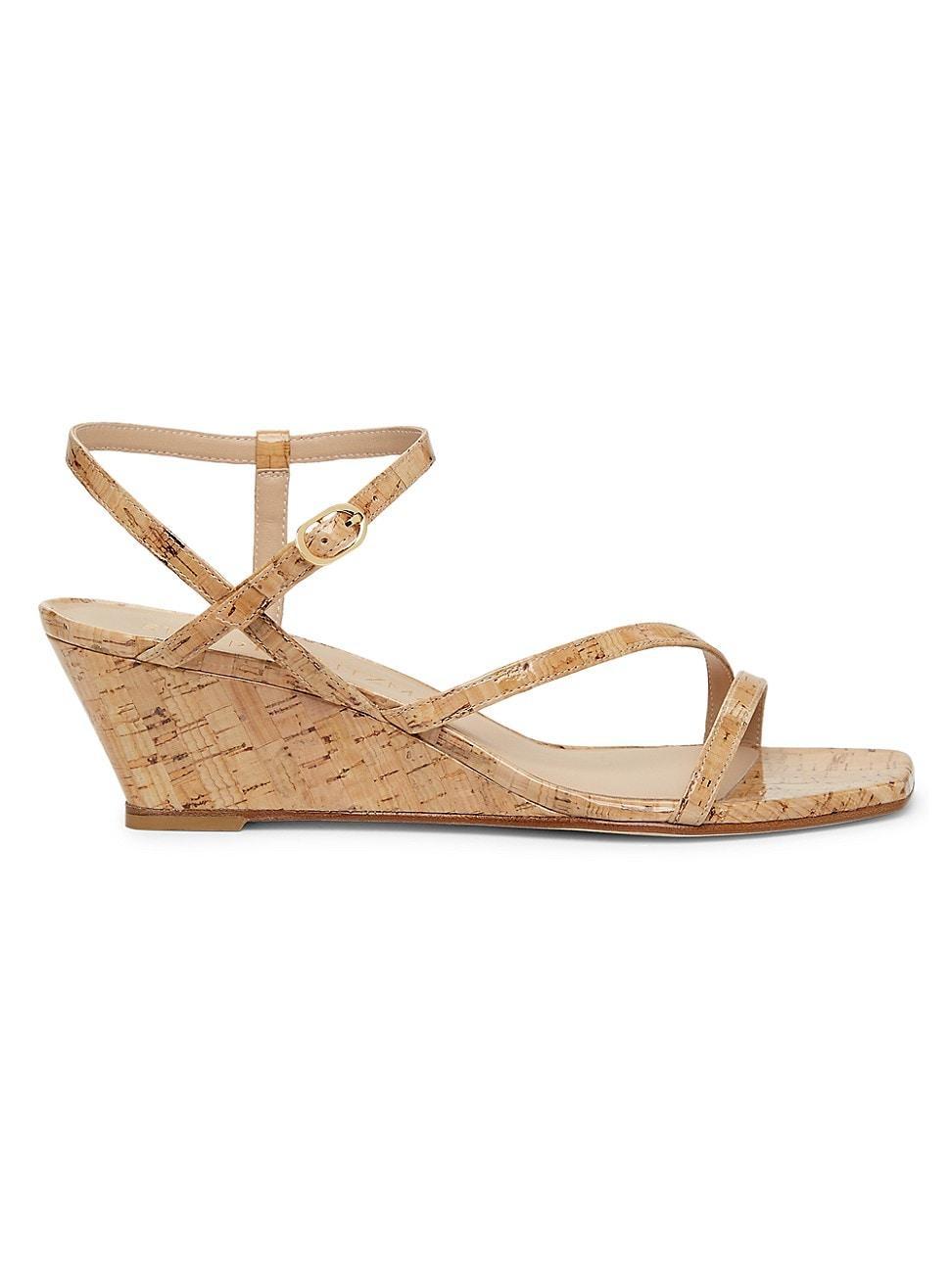 Oasis Cork Ankle-Strap Wedge Sandals Product Image