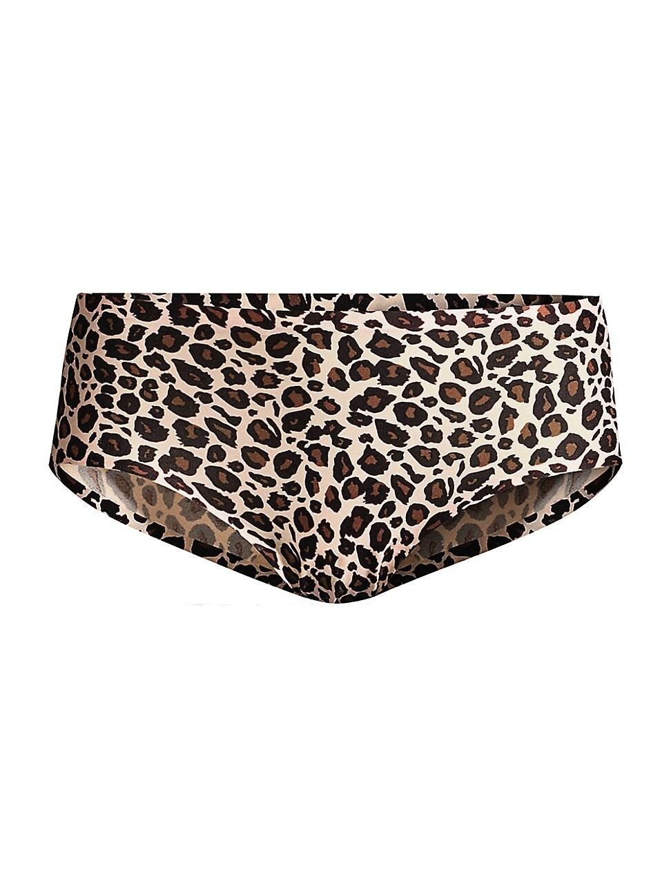 Chantelle Leopard Print Soft Stretch Hipster Panty Product Image