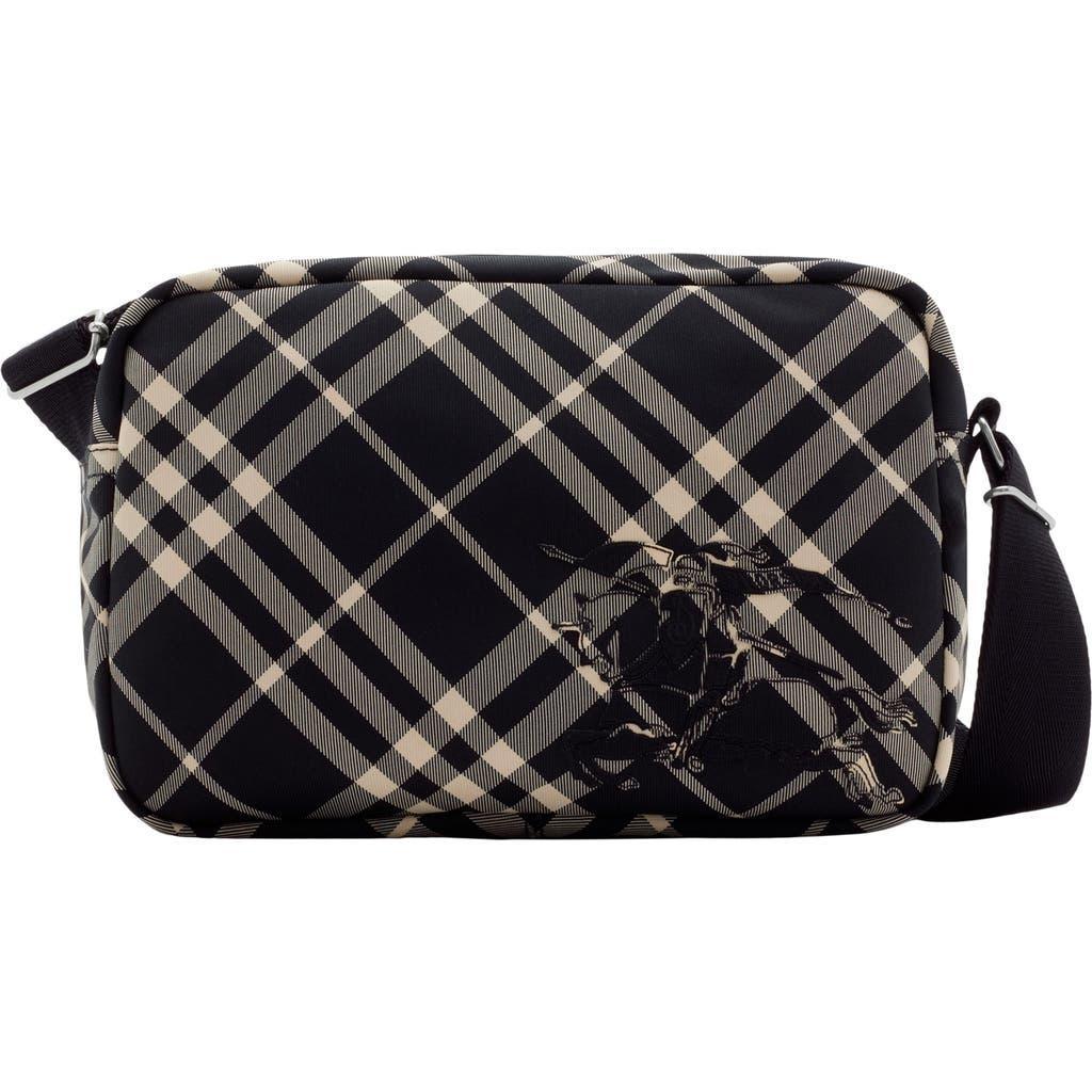 BURBERRY Check Crossbody Bag In Black/calico Product Image