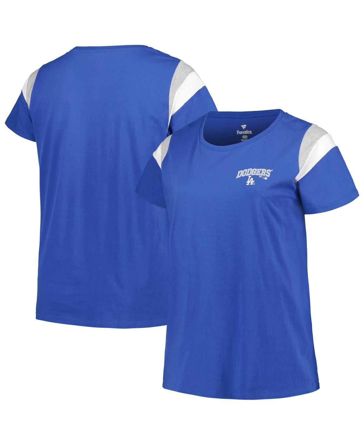 Womens Profile Royal Los Angeles Dodgers Plus Size Scoop Neck T-Shirt Product Image