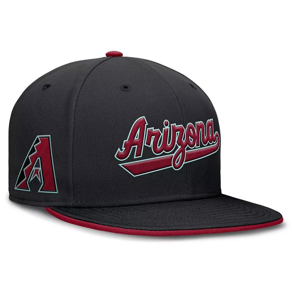 Men's Nike Black Arizona Diamondbacks True Performance Fitted Hat,  Product Image