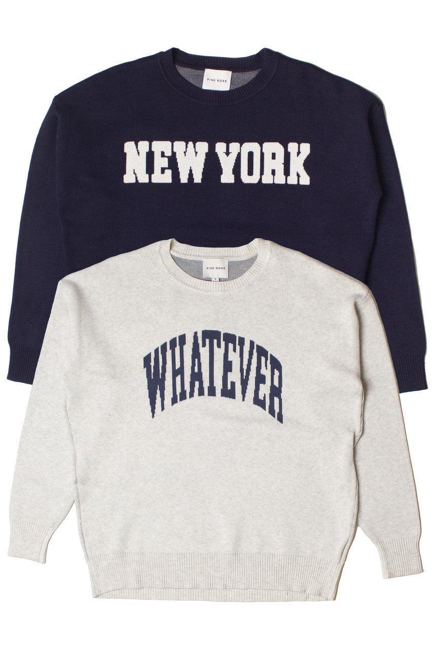 Graphic Knit Sweater Product Image