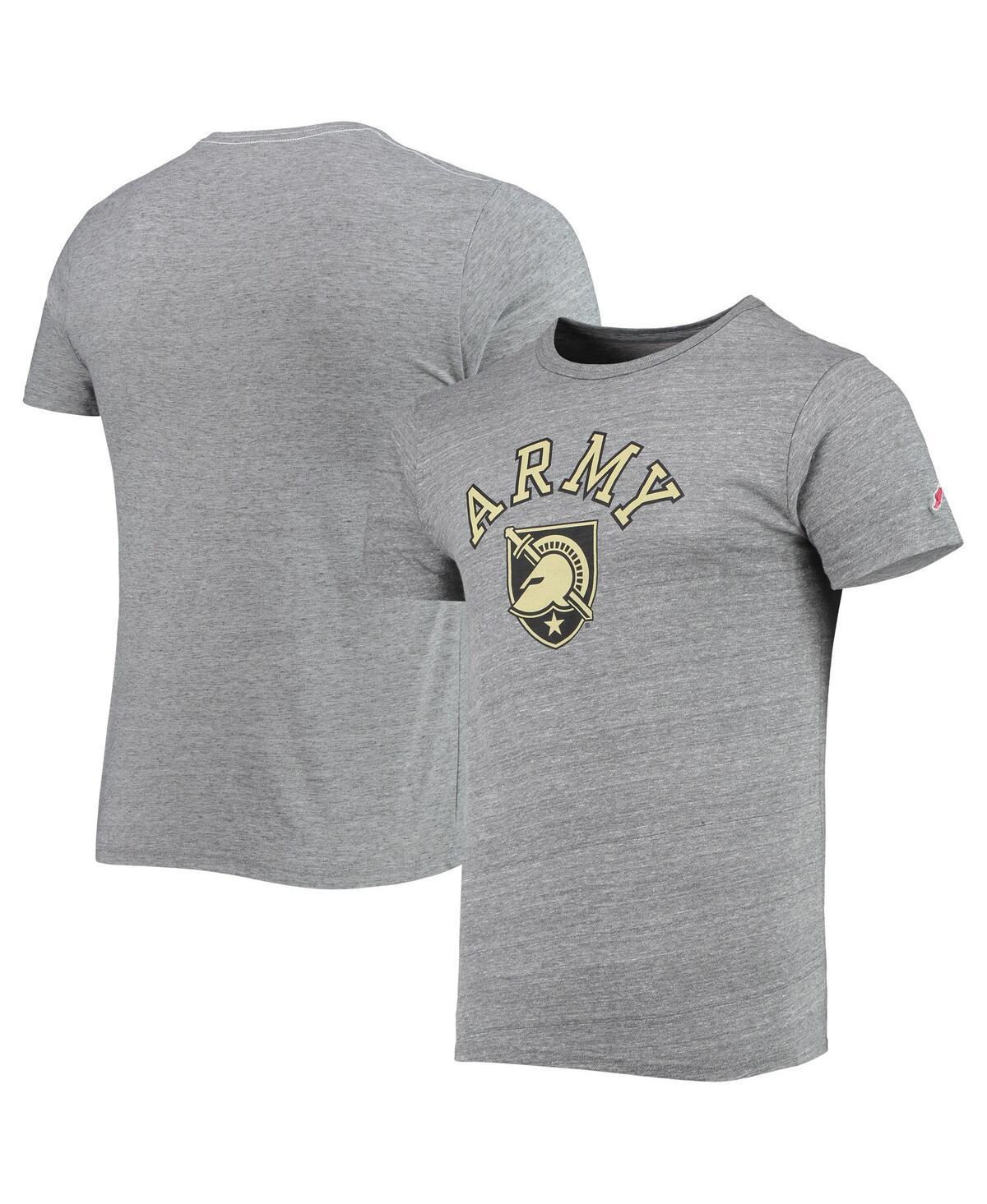 Mens League Collegiate Wear Heathered Gray Army Black Knights Tide Seal Nuevo Victory Falls Tri-Blend T-Shirt Product Image