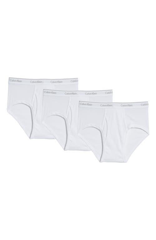 Men's Calvin Klein 3-Pack Cotton Classic Briefs, Size: Small, Black Product Image