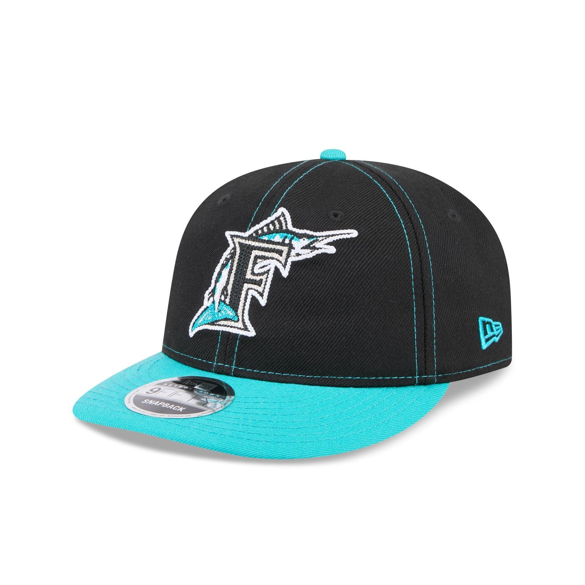 Miami Marlins Thunder Crown Retro Crown 9FIFTY Snapback Hat Male Product Image