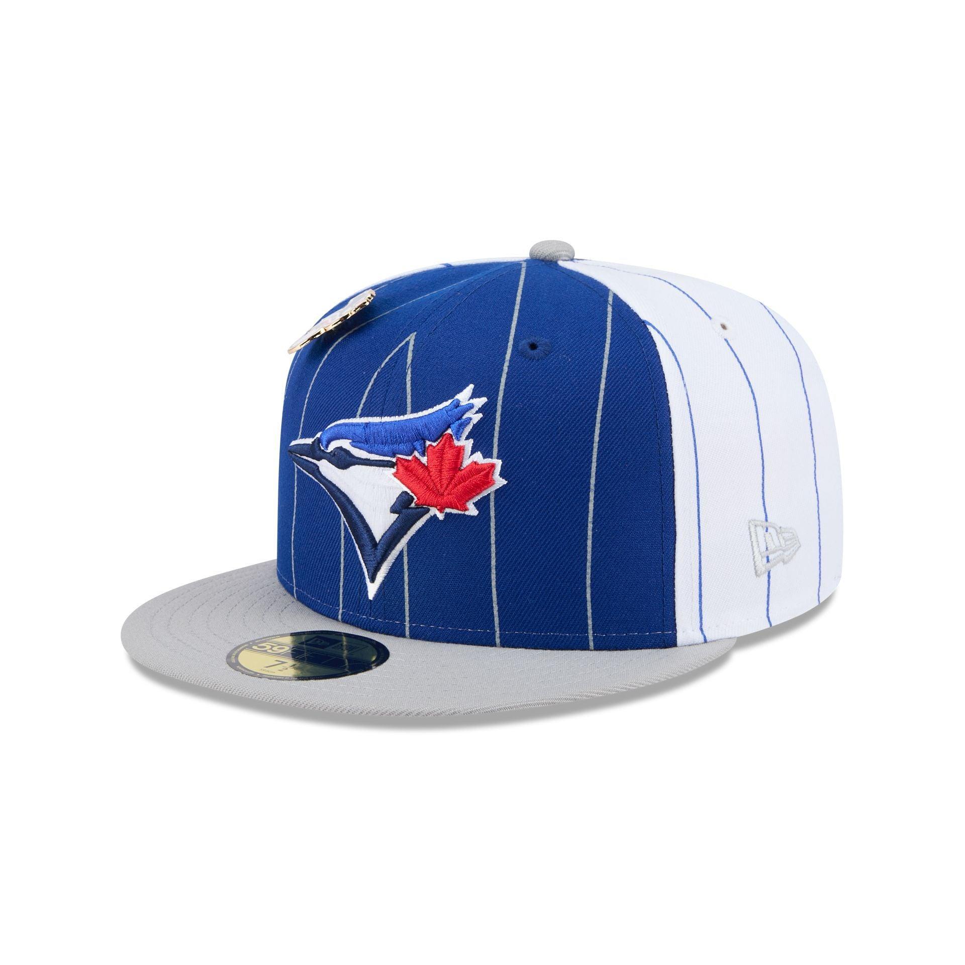 Toronto Blue Jays Pinstripe League Pin 59FIFTY Fitted Hat Male Product Image