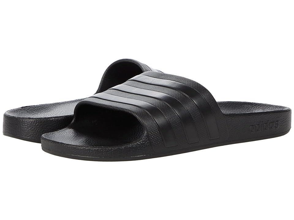 adidas Adilette Men's Aqua Slide Sandals, Size: 11, Off White White Product Image