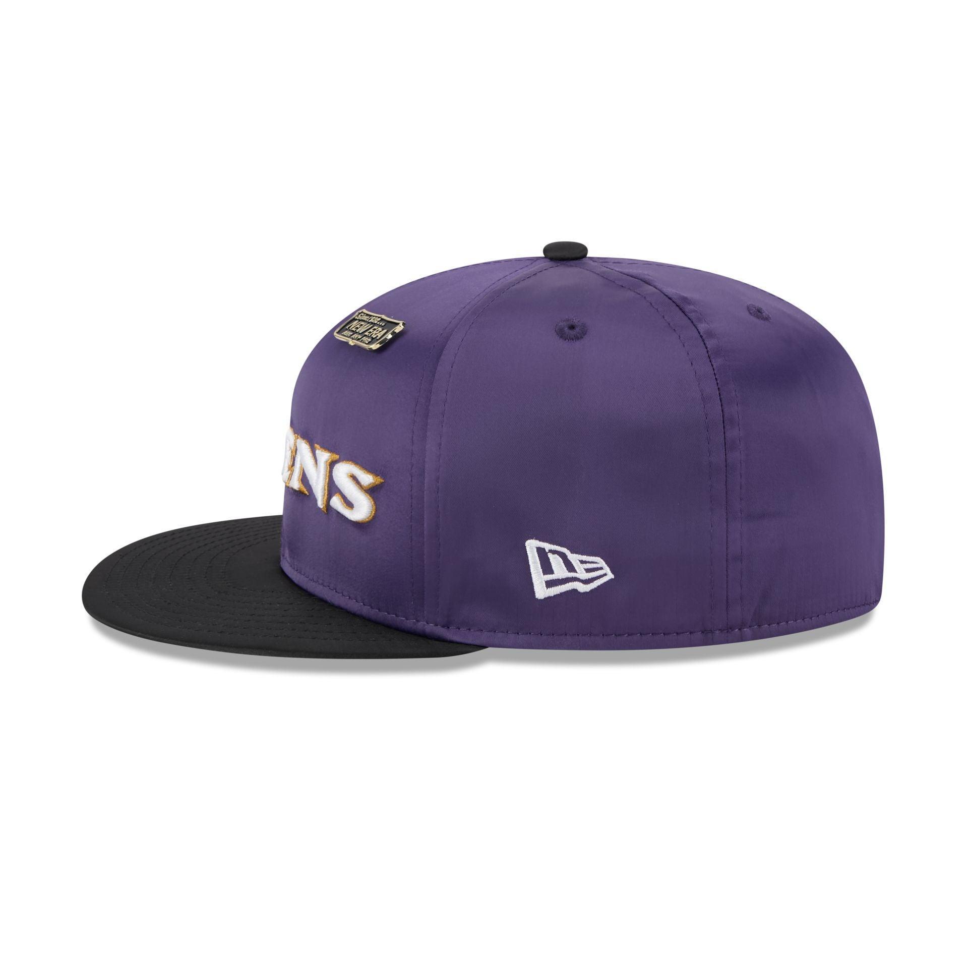 Baltimore Ravens Spring Satin 59FIFTY Fitted Hat Male Product Image