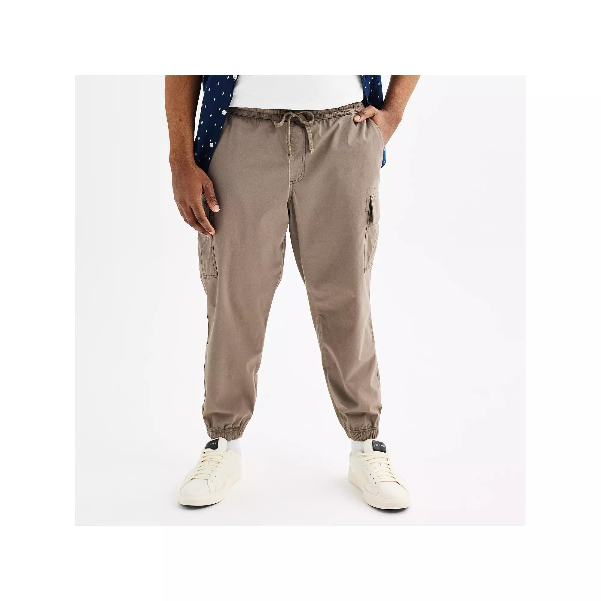 Big & Tall Sonoma Goods For Life® Pull-On Cargo Jogger Pants, Men's, Size: 3XB, Kagan Green Product Image