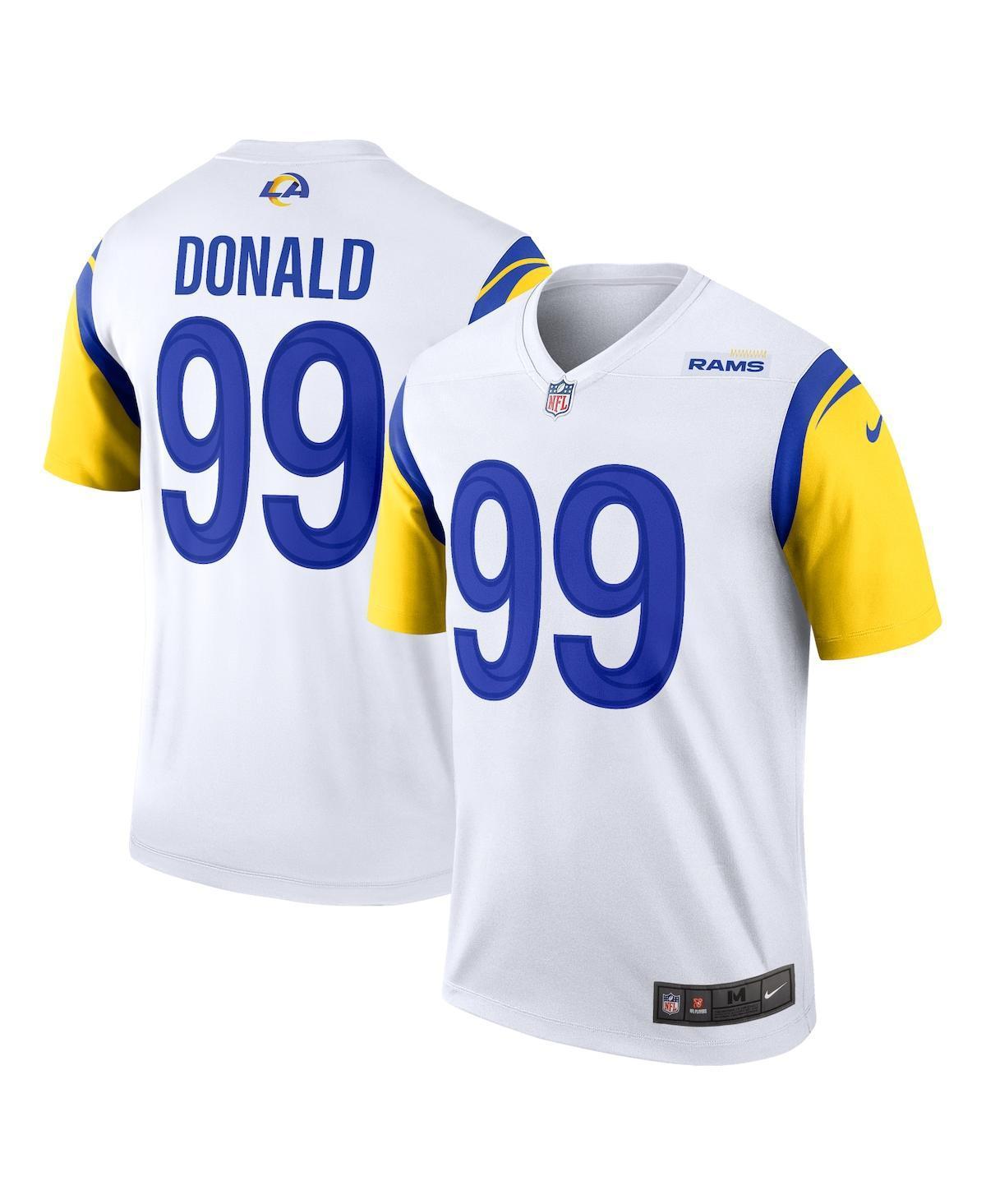 Mens Nike Aaron Donald White Los Angeles Rams Legend Jersey - White Product Image