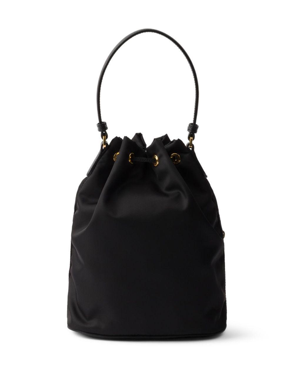 Re-Nylon drawstring bucket bag Product Image