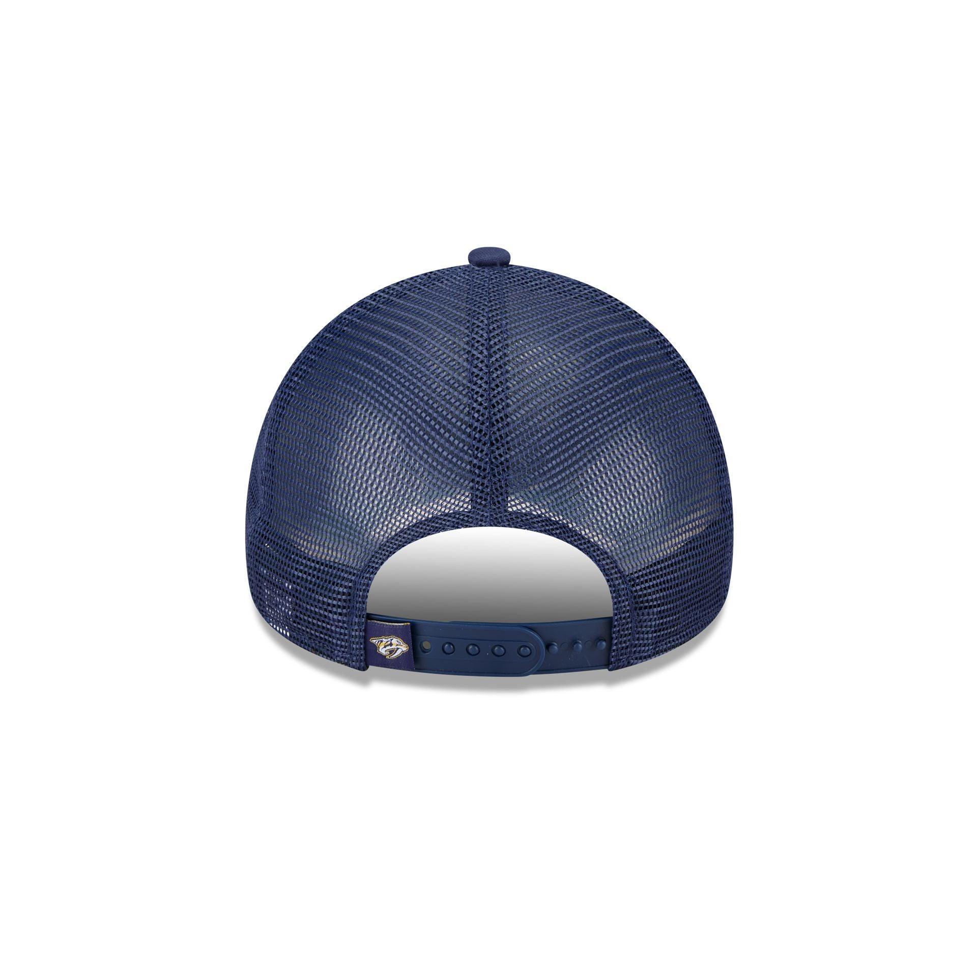 Nashville Predators Distressed 9FORTY A-Frame Trucker Hat Male Product Image