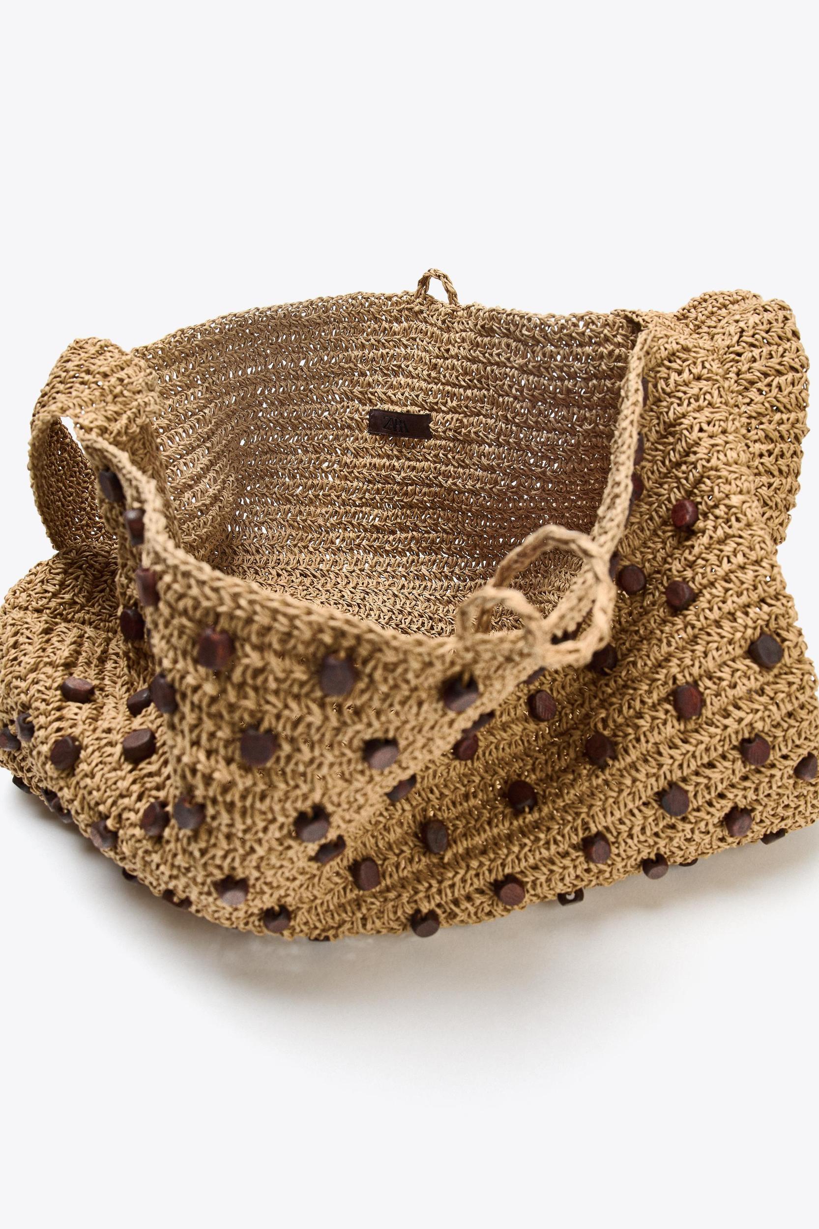 BEADED WOVEN SHOPPER Product Image