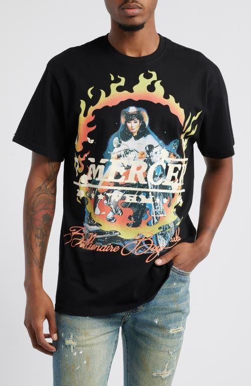 Billionaire Boys Club Oversize Mercer Motorcycle Graphic T-Shirt in Black at Nordstrom, Size X-Large Product Image