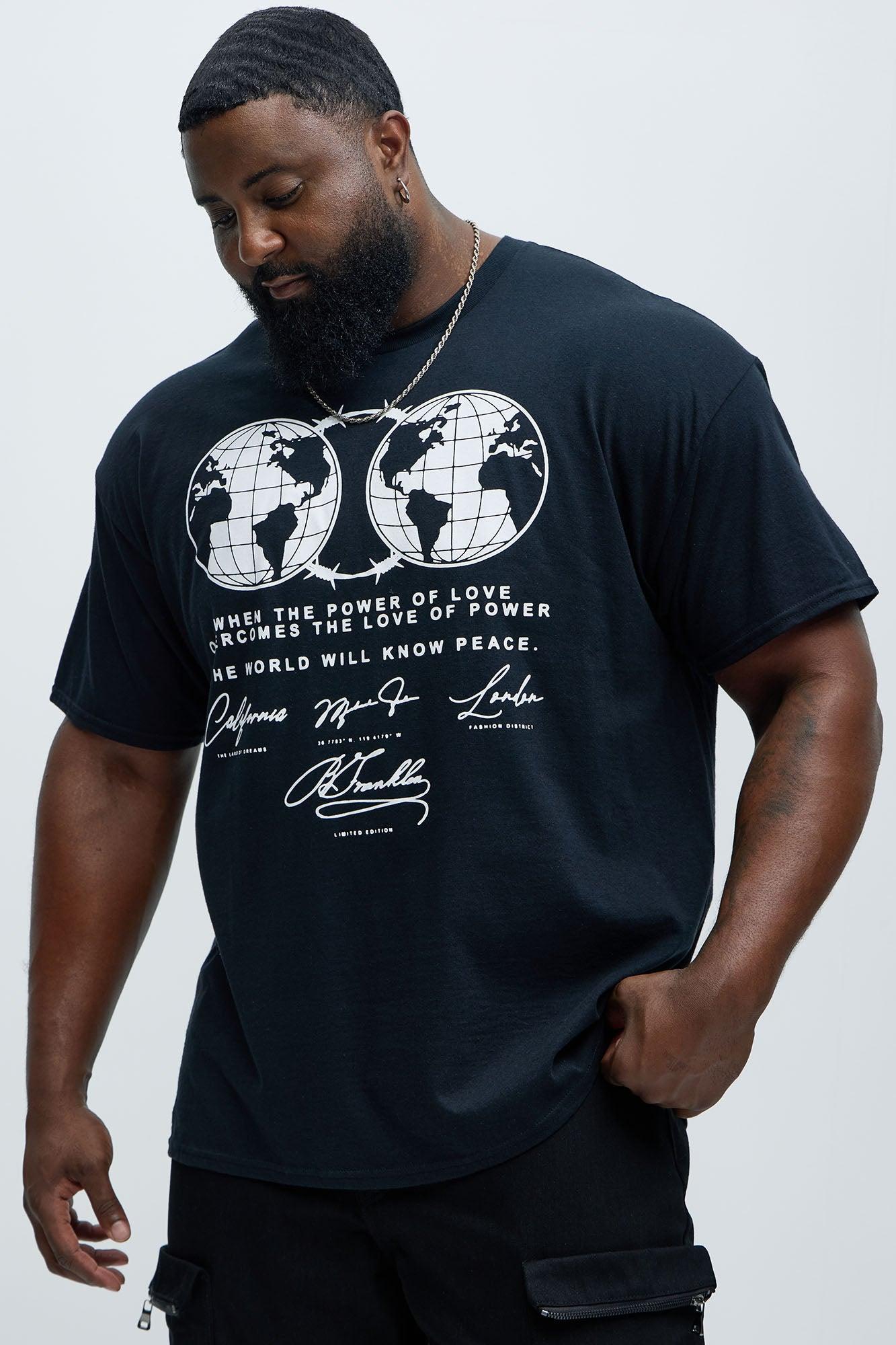 Spread Love Worldwide Short Sleeve Tee - Black Product Image