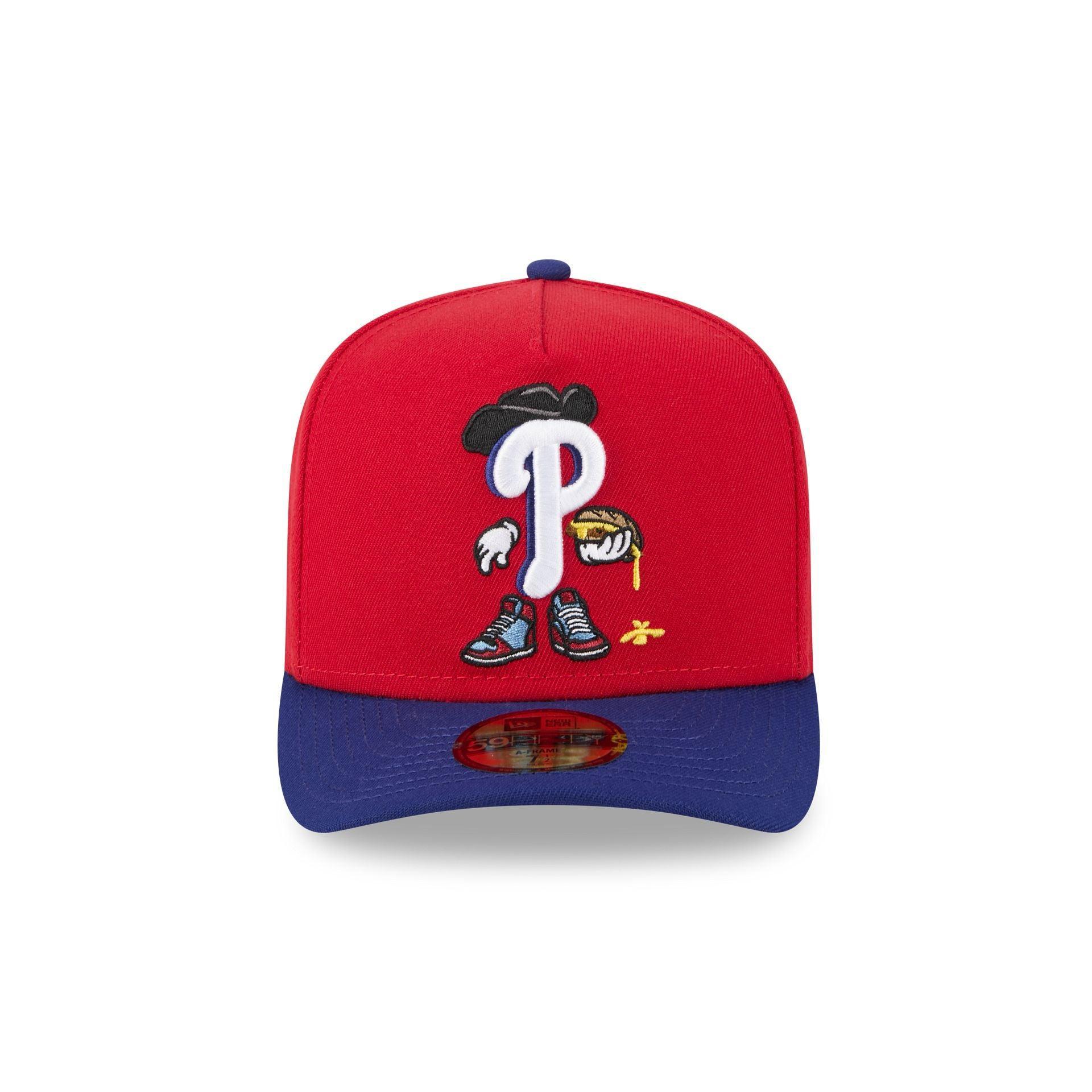 Philadelphia Phillies Cartoon 59FIFTY A-Frame Fitted Hat Male Product Image