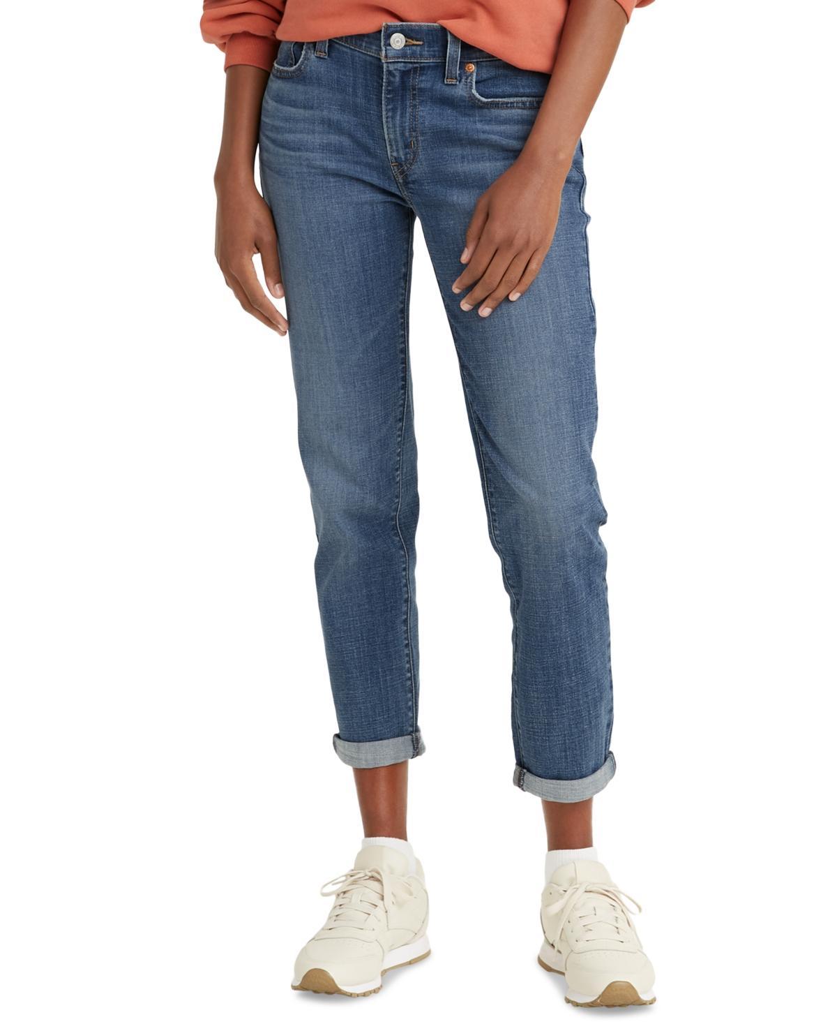 Womens Levis Boyfriend Jeans Blue Layer Product Image