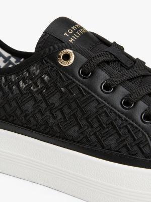 Embroidered TH Monogram Mesh Sneaker Product Image