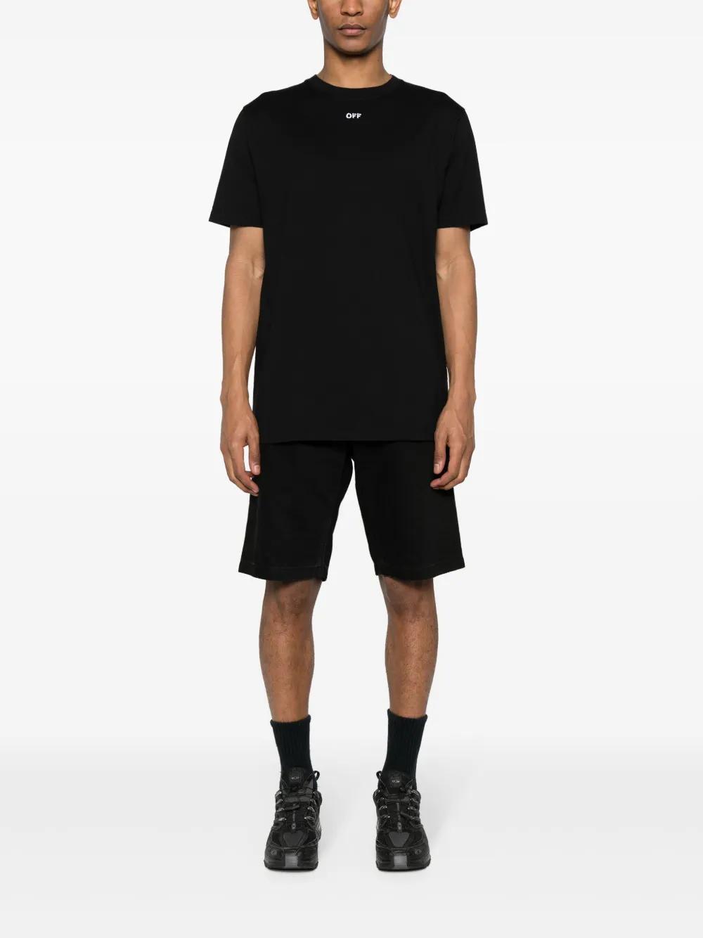 logo-embroidered cotton T-shirt Product Image