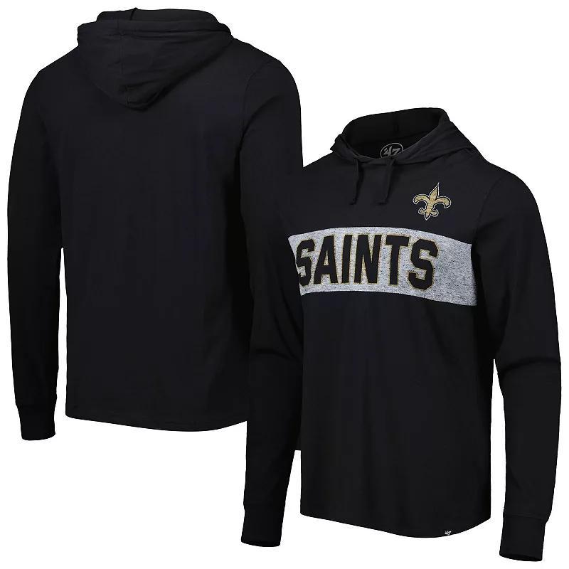 Mens 47 New Orleans Saints Field Franklin Hooded Long Sleeve T-Shirt Product Image