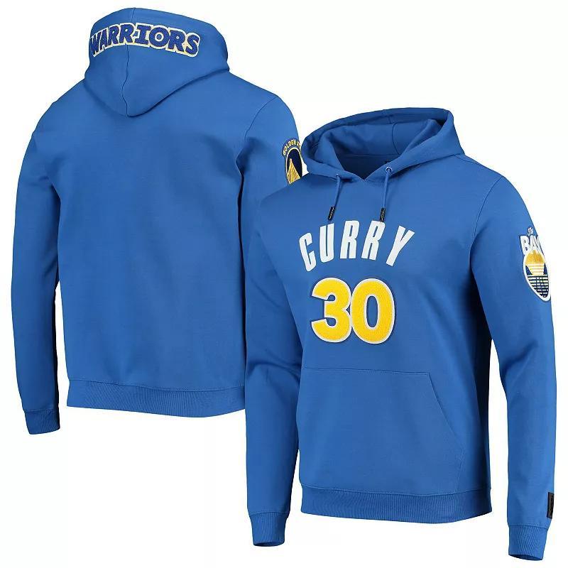 Men's Pro Standard Stephen Curry Royal Golden State Warriors Player Pullover Hoodie, Size: 3XL, Blue Product Image