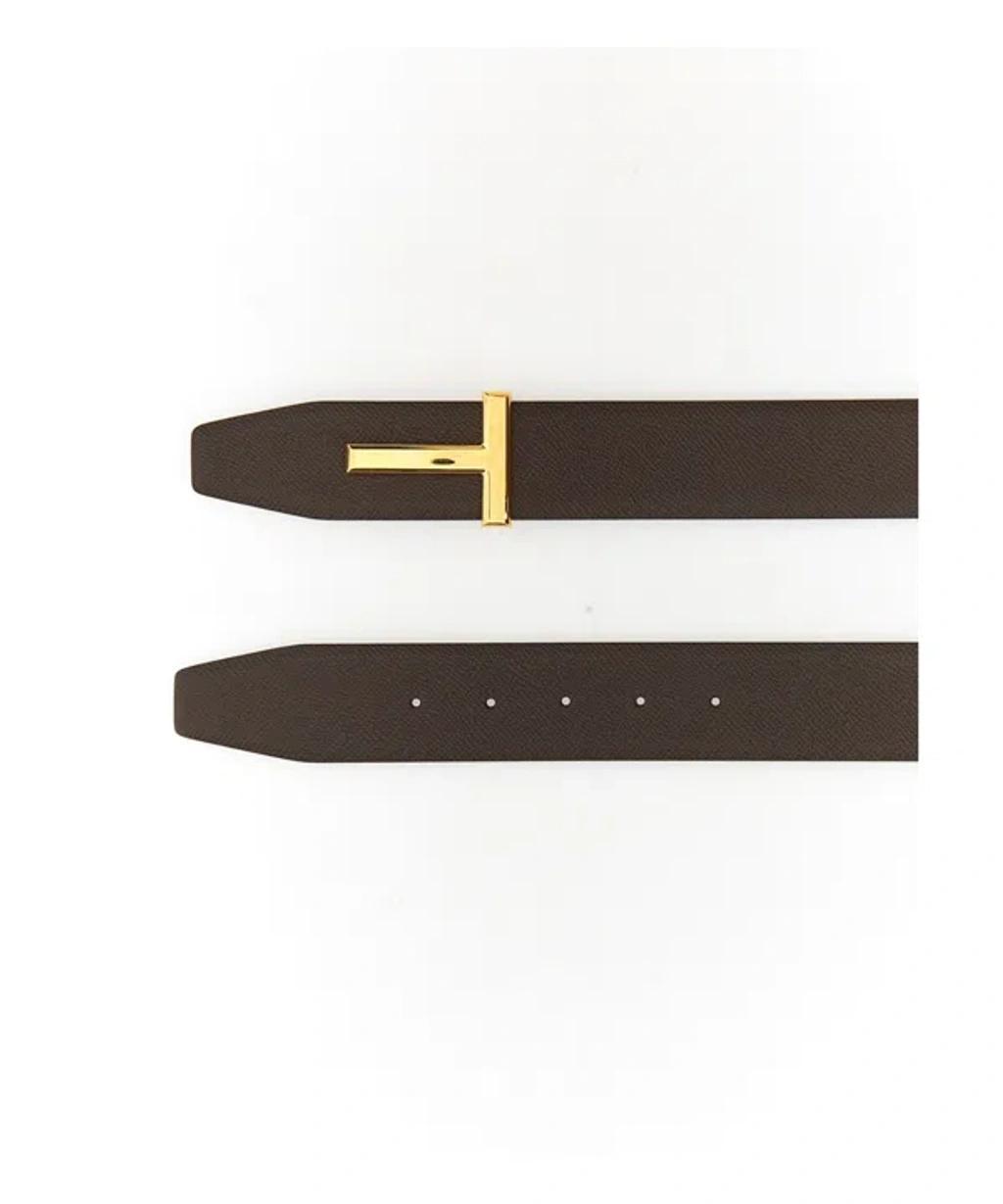 TOM FORD Reversible Belt In Brown Product Image