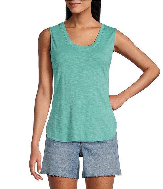 Tommy Bahama Ashby Cotton Slub Rib Round Neck Tank Product Image
