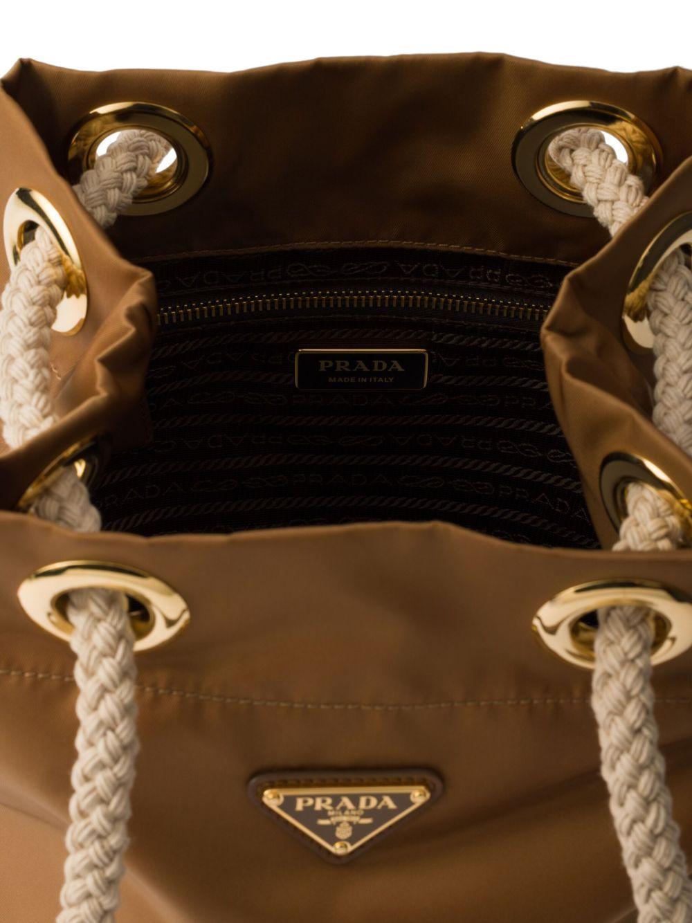 triangle-logo bucket bag Product Image