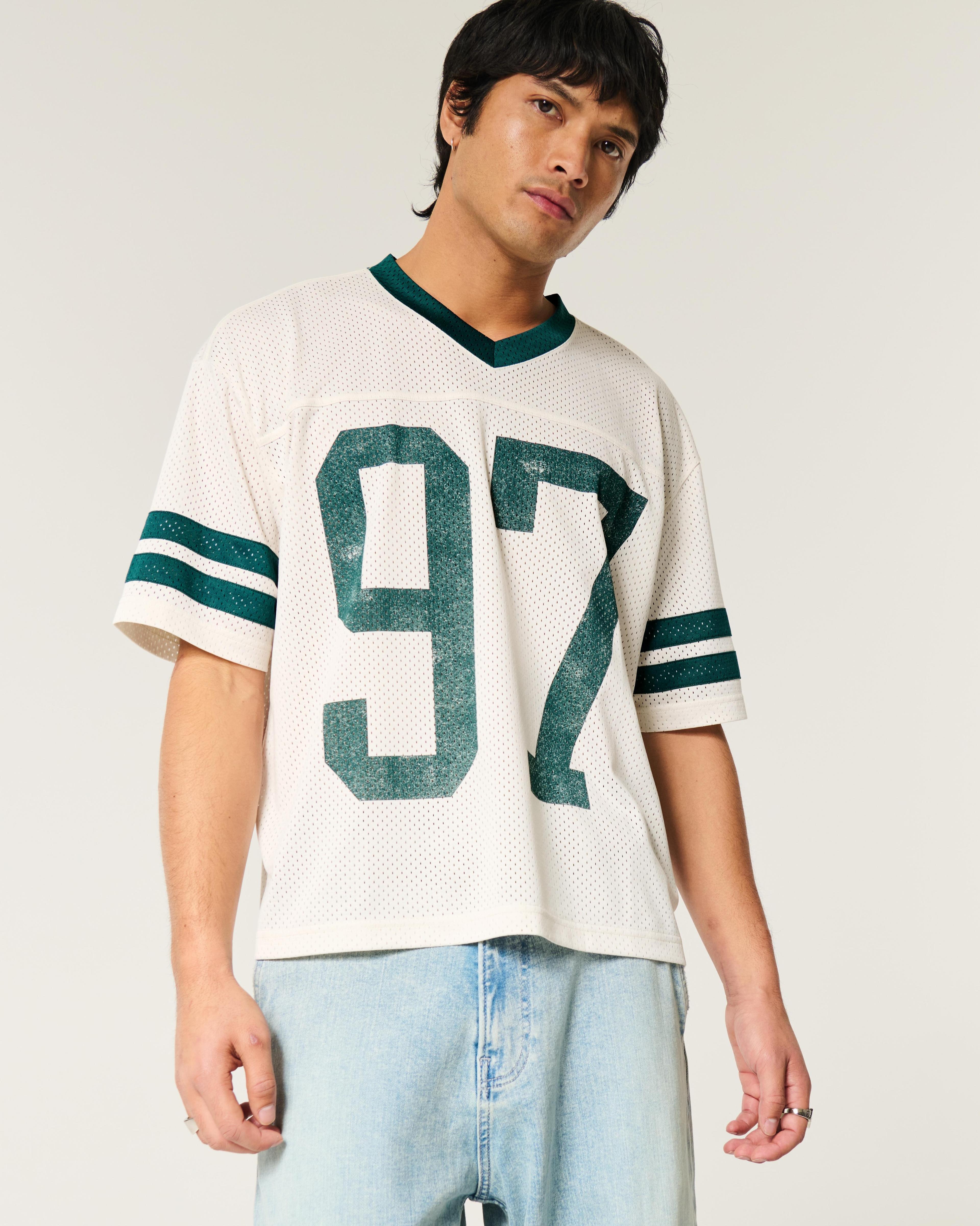 Boxy Crop Athletic Graphic Jersey Product Image