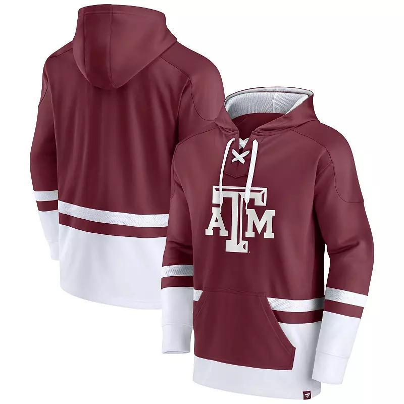 Men's Fanatics Branded Maroon Texas A&M Aggies First Battle Pullover Hoodie, Size: 2XL, Red Product Image