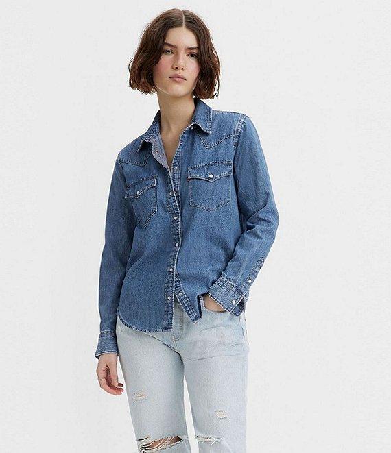 Levi's® Long Sleeve Ultimate Denim Western Shirt Product Image